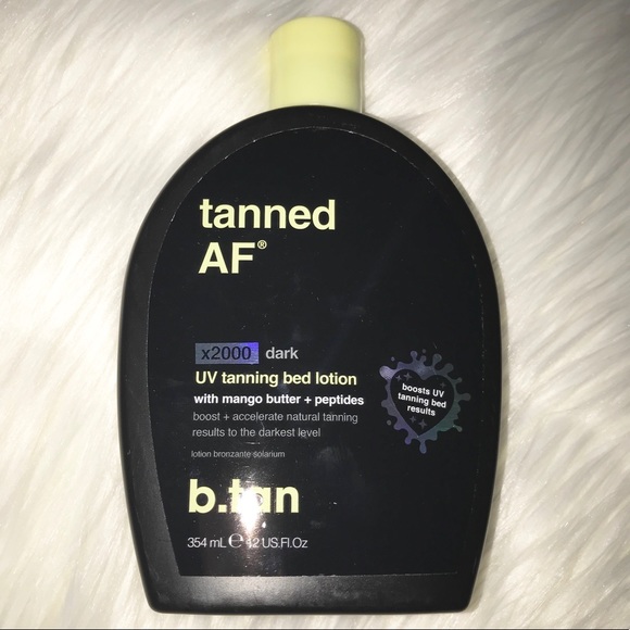 b.tan Skincare Btan Tanned Af Tanning Bed Lotion Poshmark
